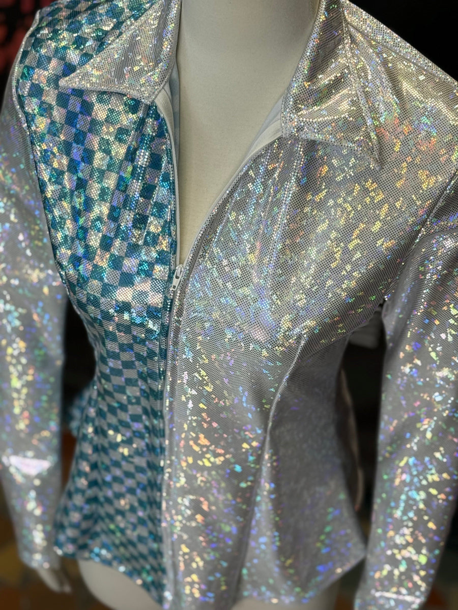 M - Aqua Reality Check Colorblock Mix