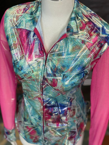 L - Money Piece Mesh Sleeve