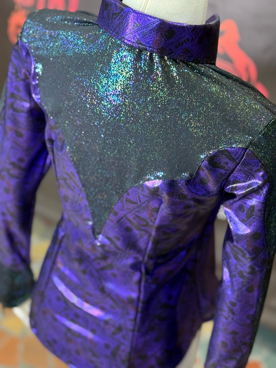 S - Purple Ghost Money Clementine Cut with Cuff