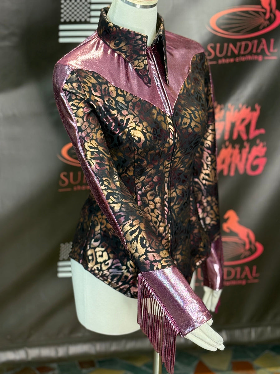 S - Midnight Leopard Clementine Cut with Cuff