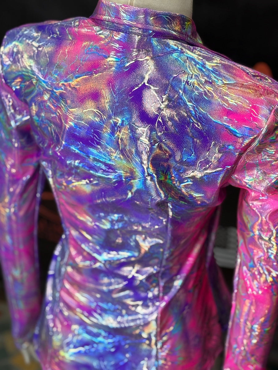 S - Pink/Purple Tie-Dye Thunder Holo