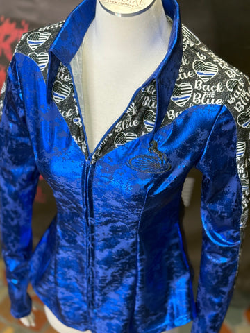 S - Back the Blue Clementine Cut