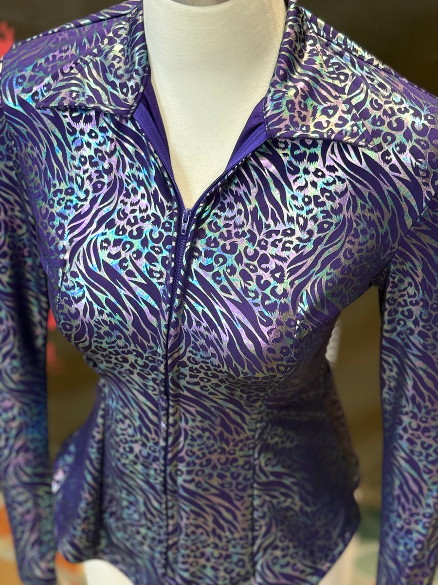 XS - Lisa Leopard in Purple