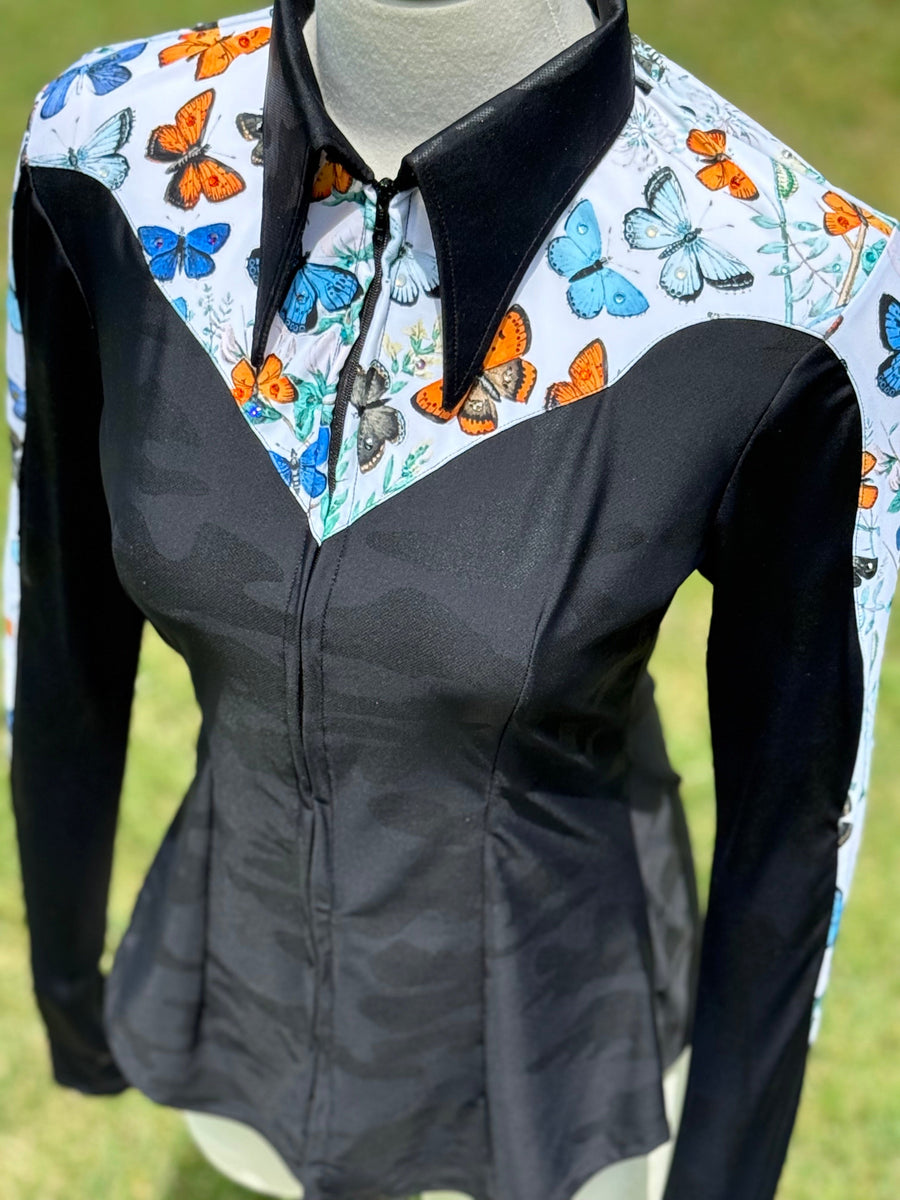 S - Midnight Monarch Clementine Cut + Bling