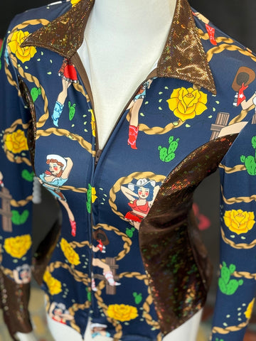 XS - Retro Roper Dolly Cut with Cuff