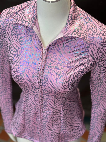 XS - Lisa Leopard in Blush