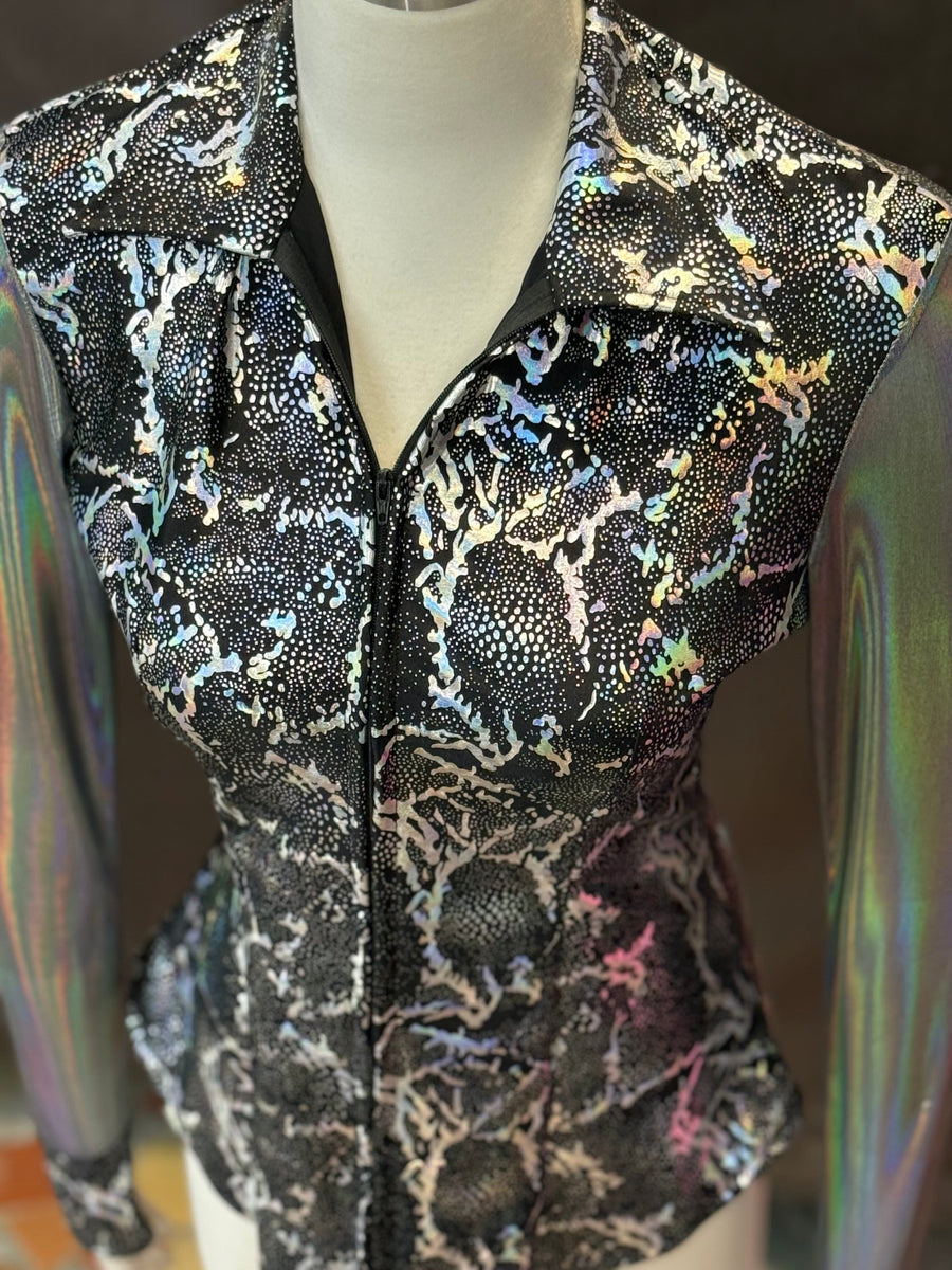 S - Silver Holo Reef + Mesh Sleeve