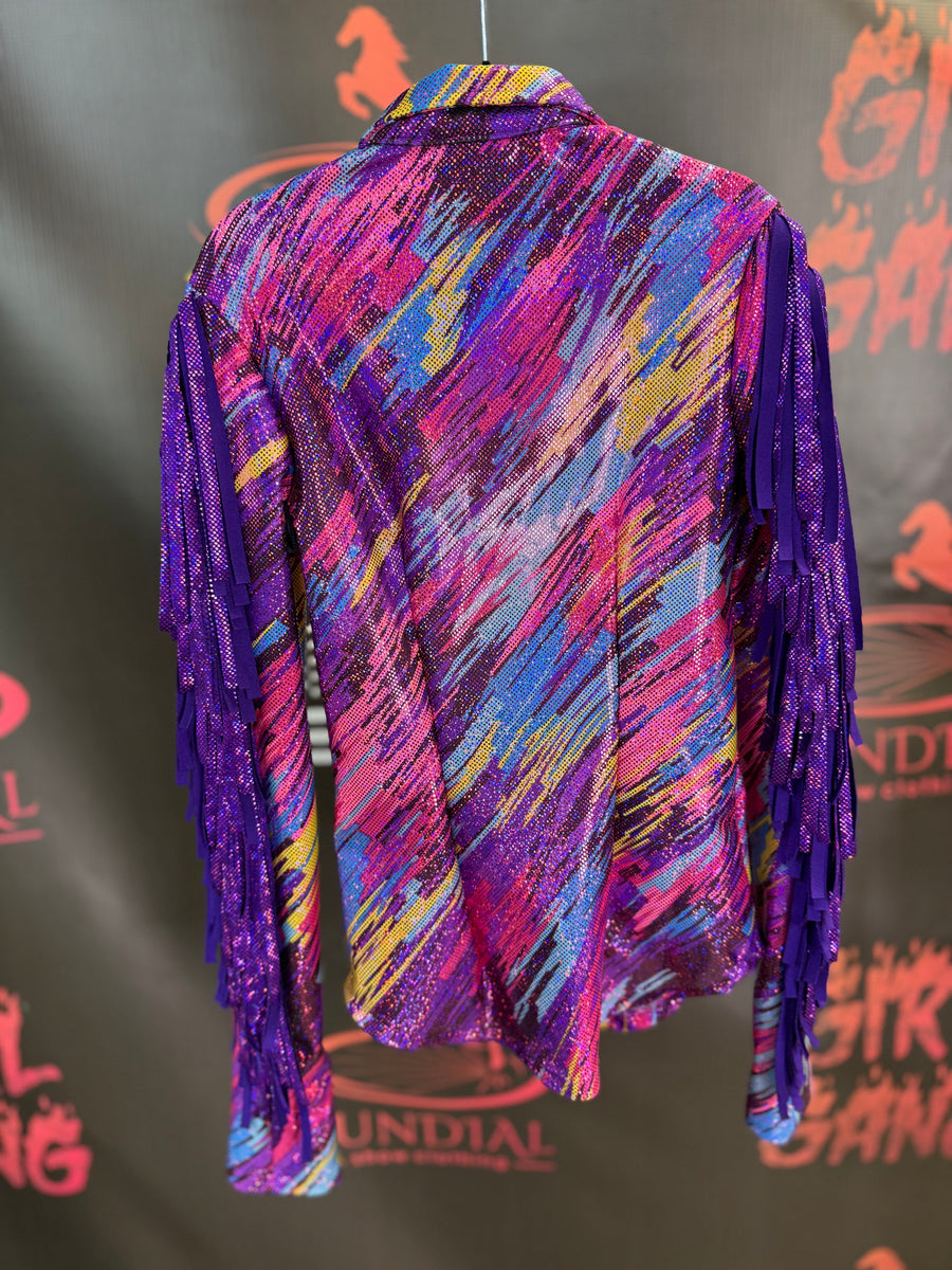 YS - Sunset Reflections Pink + Fringe