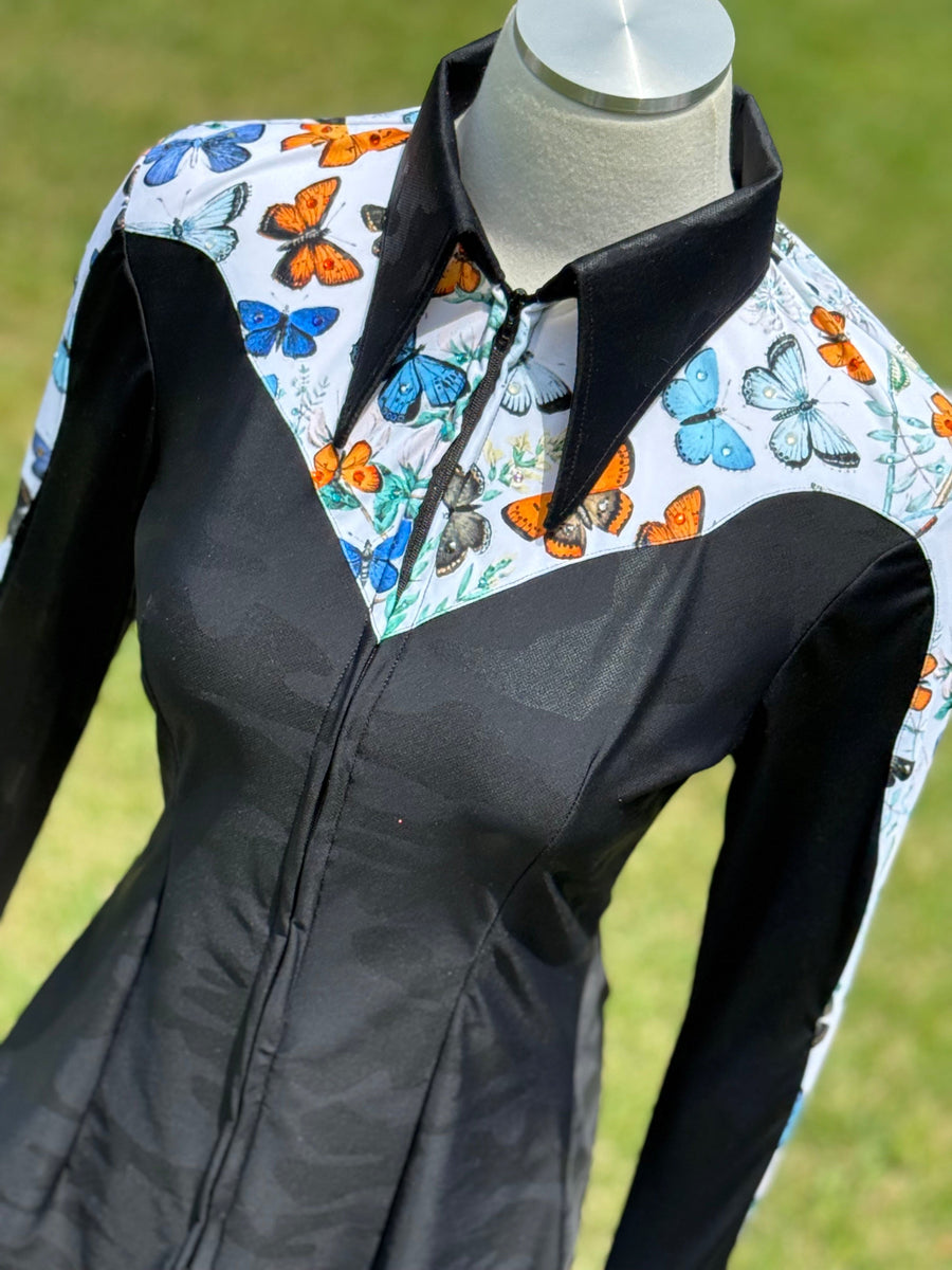 S - Midnight Monarch Clementine Cut + Bling