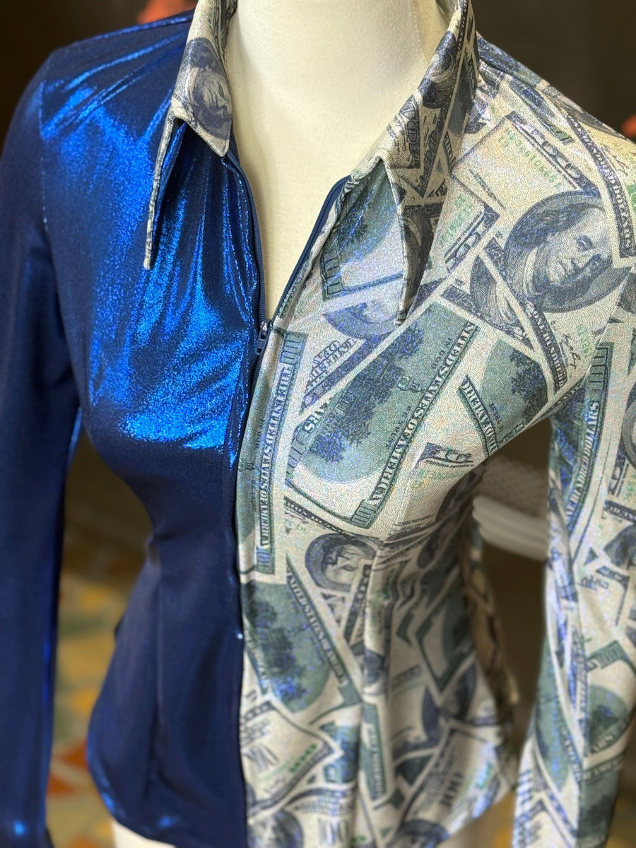 XS - Blue Paper Split