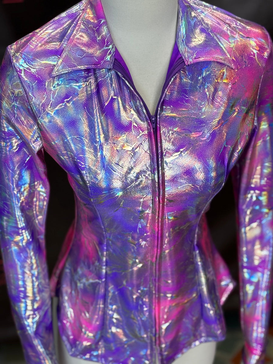 S - Pink/Purple Tie-Dye Thunder Holo