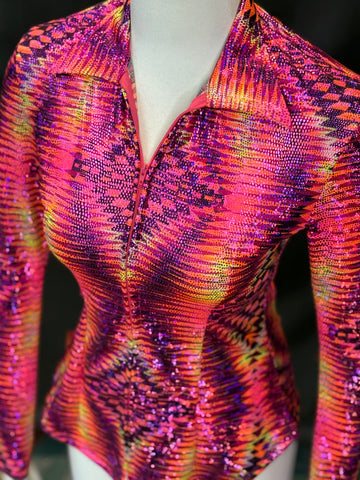 XS - Pink Aztec Prism