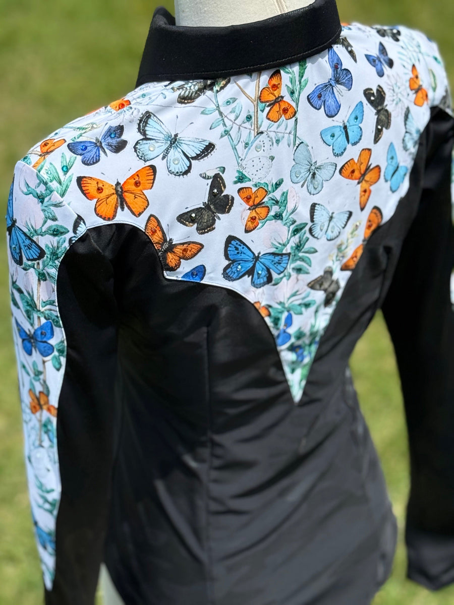 S - Midnight Monarch Clementine Cut + Bling