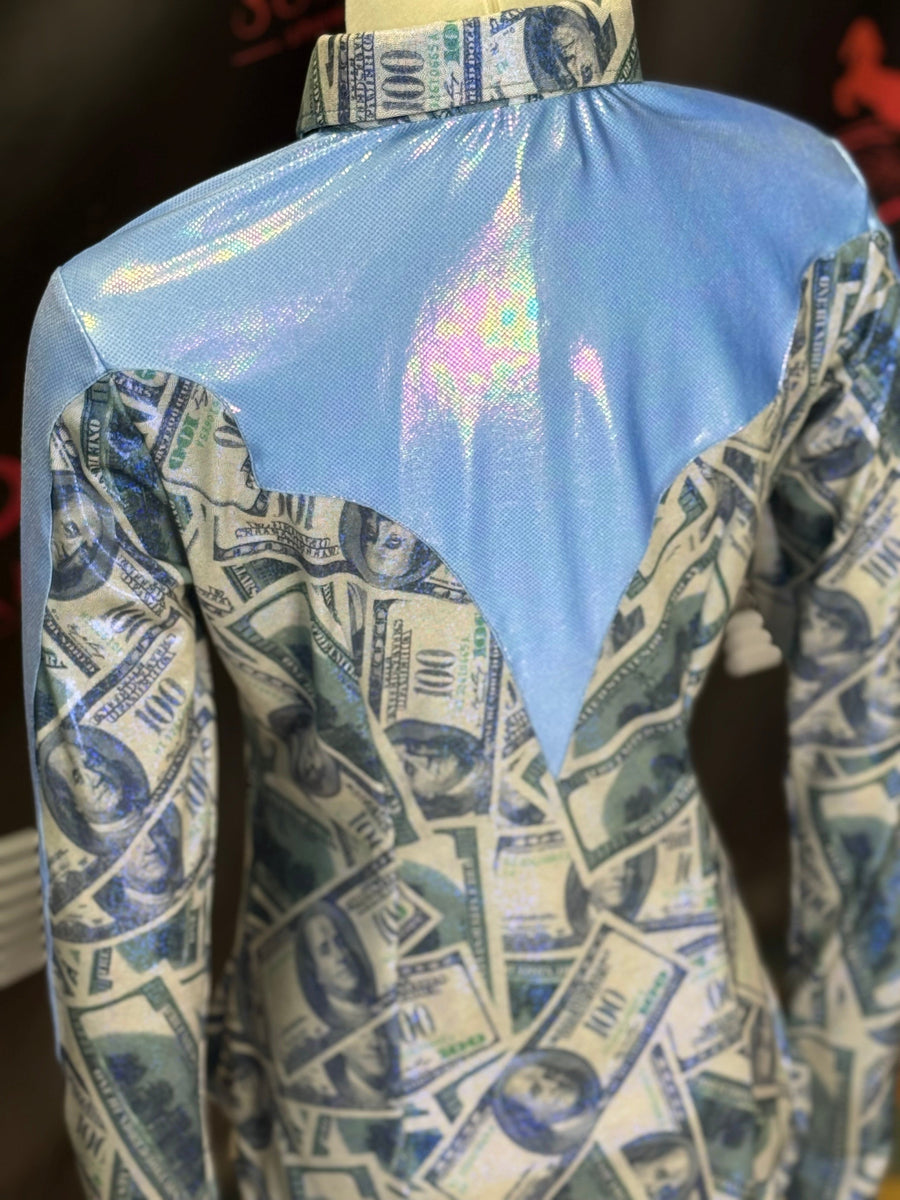 M - Powder Blue Paper Clementine Cut