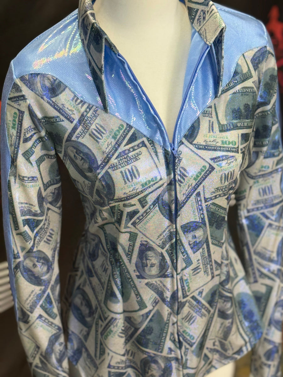 M - Powder Blue Paper Clementine Cut