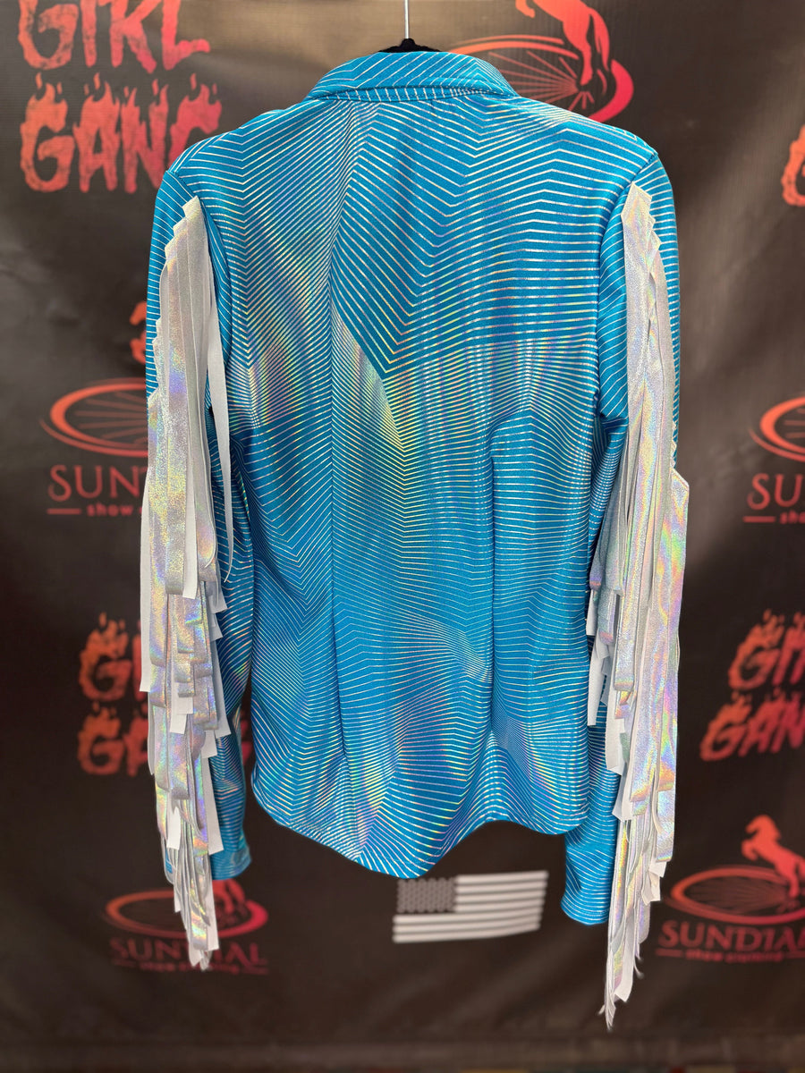 YL - Turquoise Trippy + Fringe
