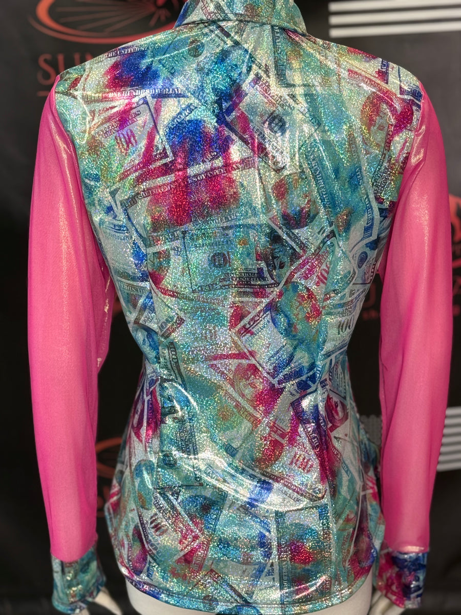 L - Money Piece Mesh Sleeve