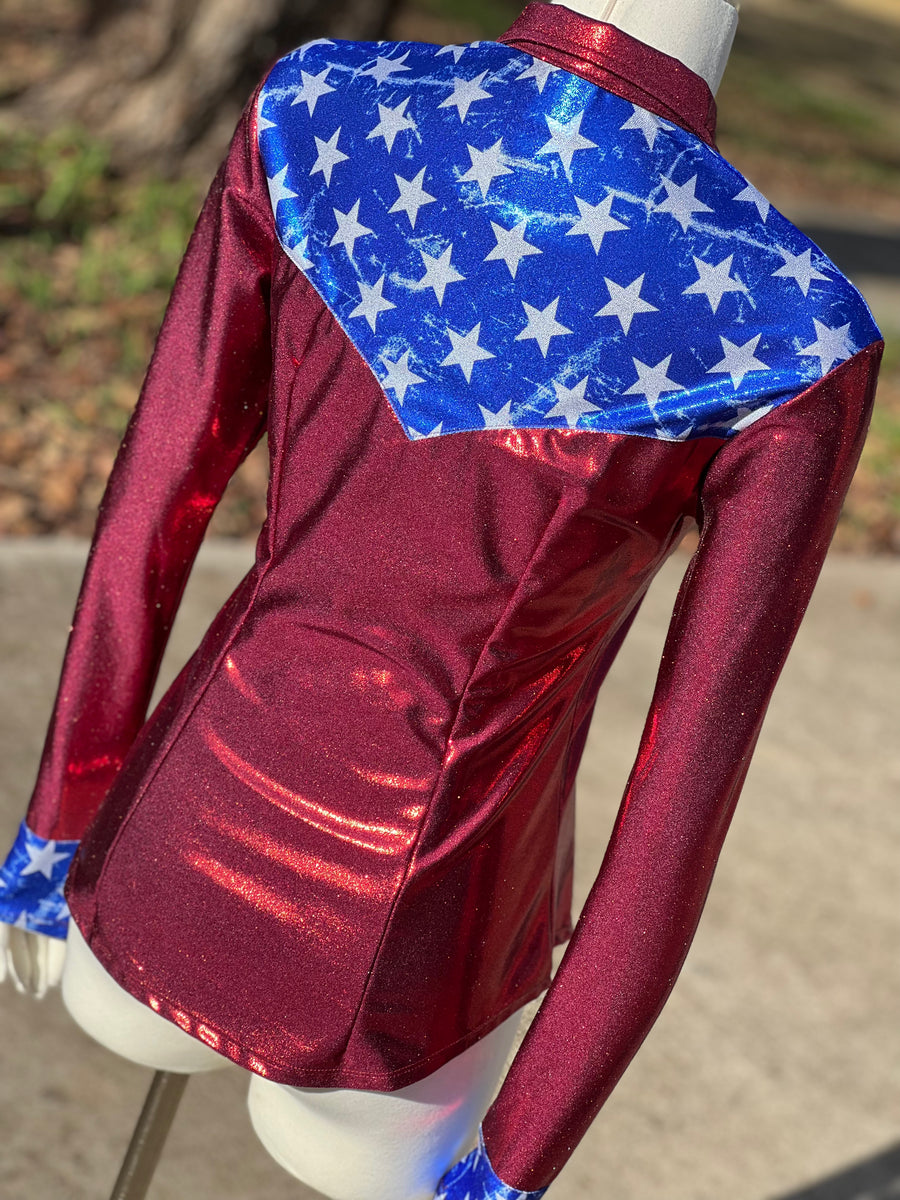 S - Flag Girl Yoke Style