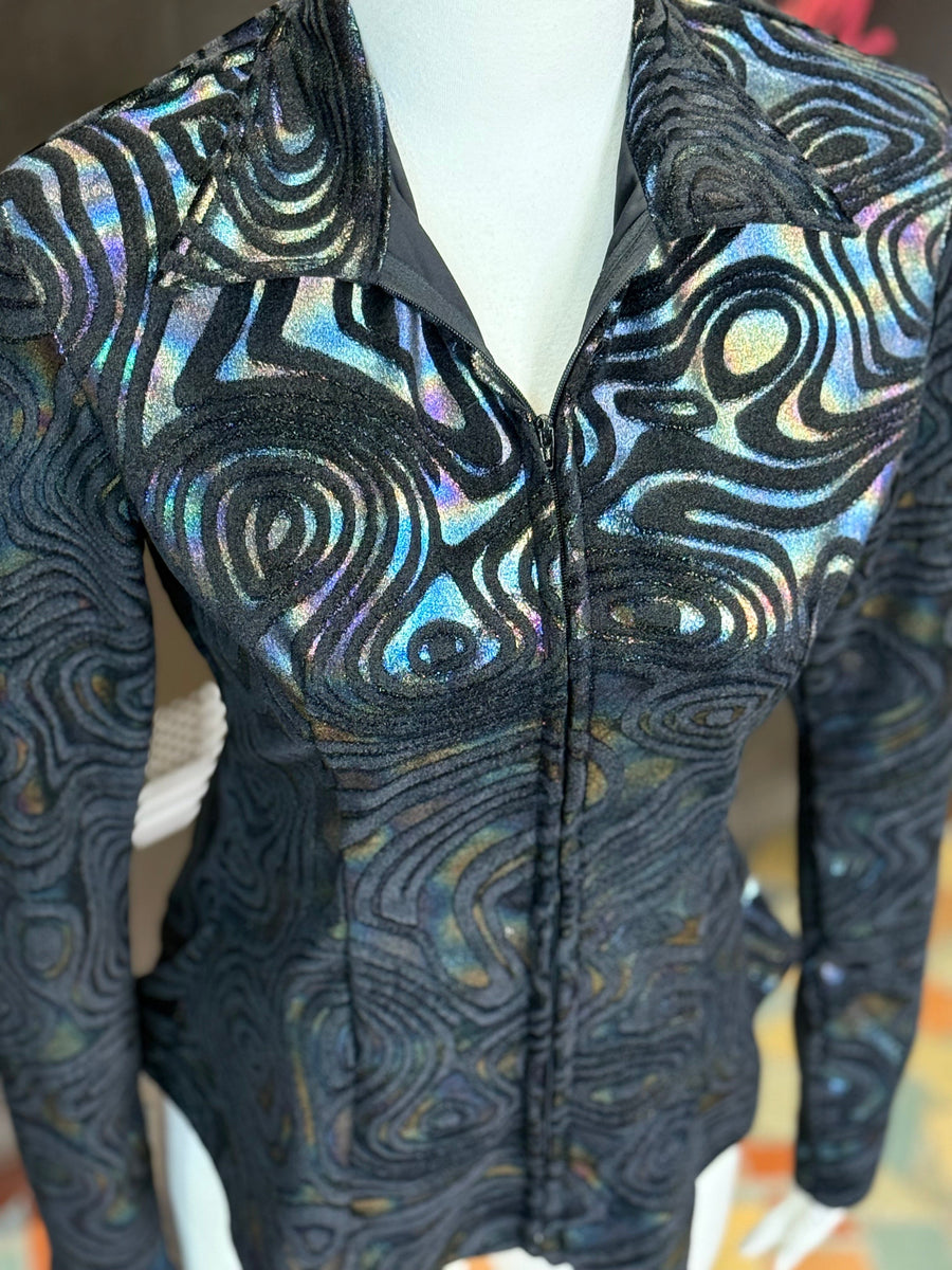 M - Sonic Velvet Swirl in Black