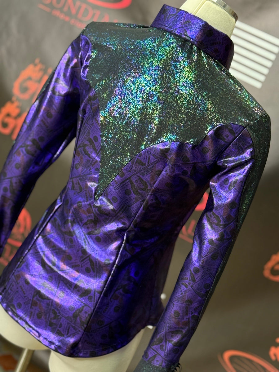 S - Purple Ghost Money Clementine Cut with Cuff