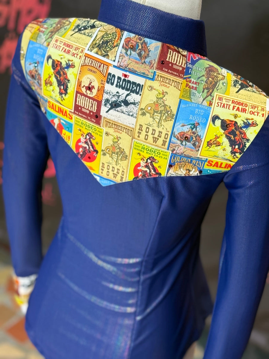 XS - Retro Rodeo Yoke Style + Bling