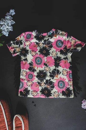 Floral Fringed Tee (Youth)