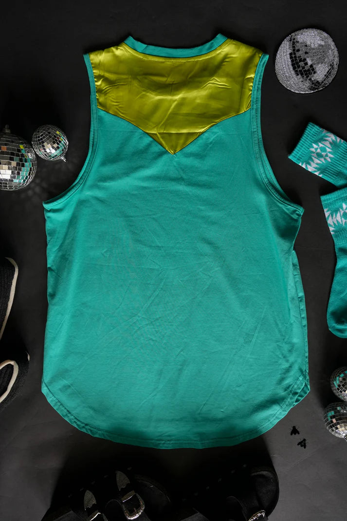 M/L - Tuxedo Tank in Baja