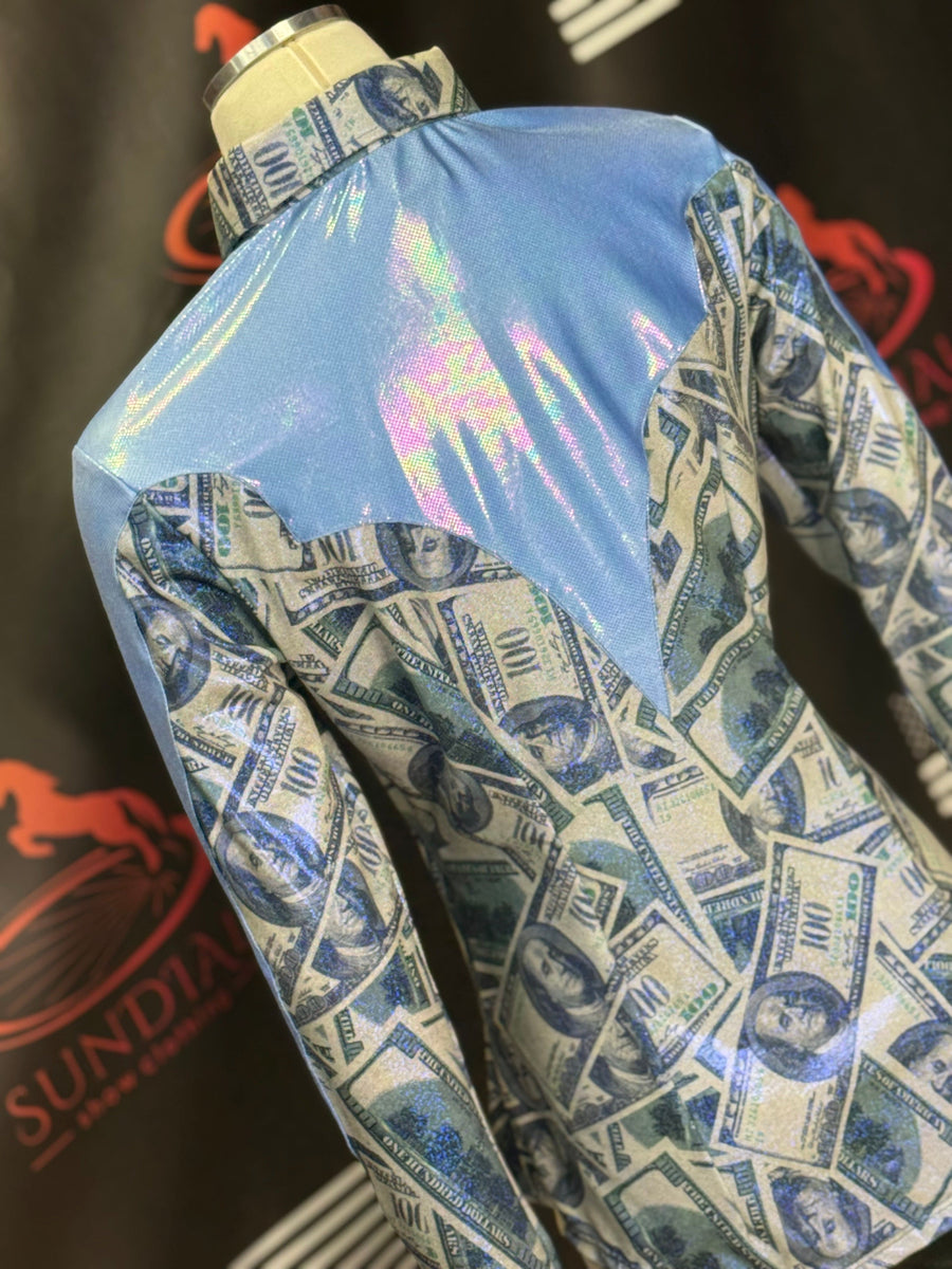 M - Powder Blue Paper Clementine Cut