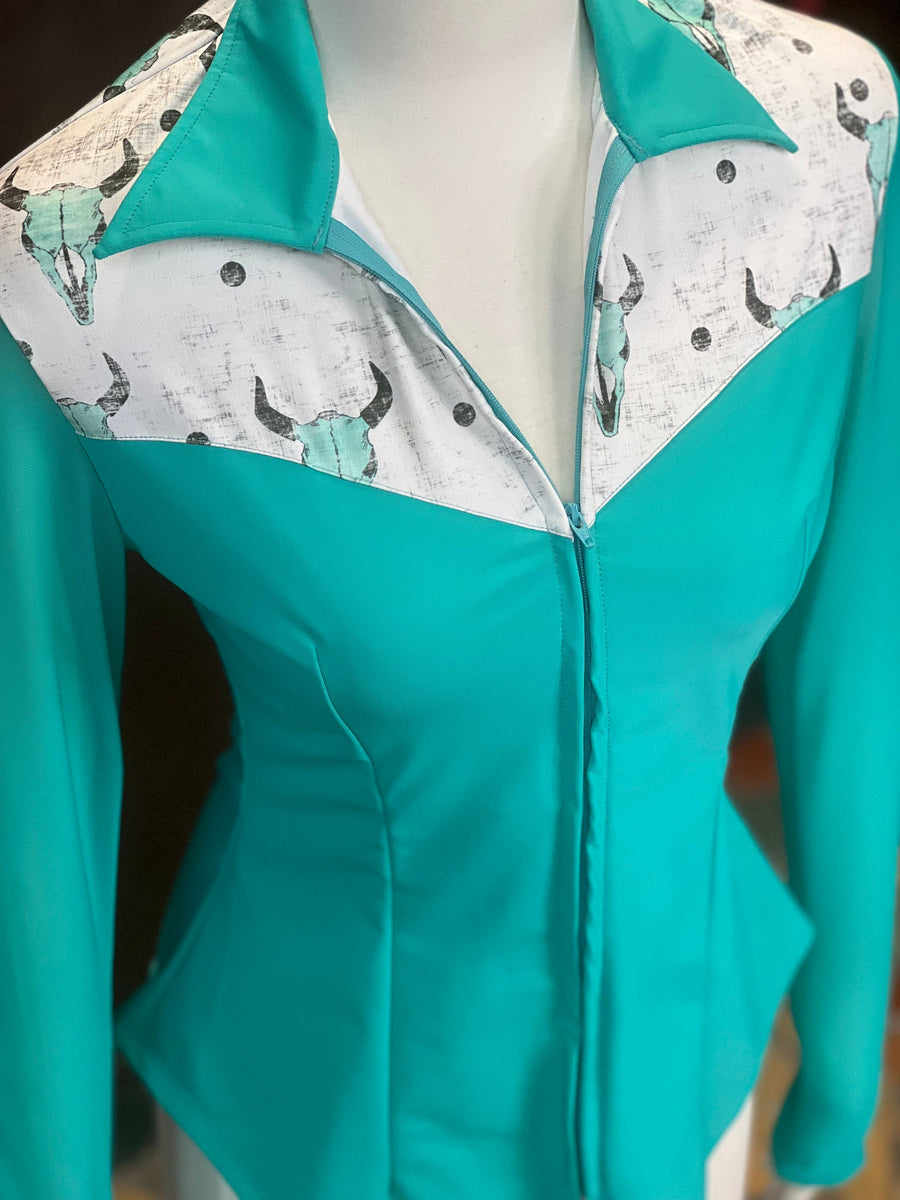 S - Turquoise Steer/Mesh Sleeve