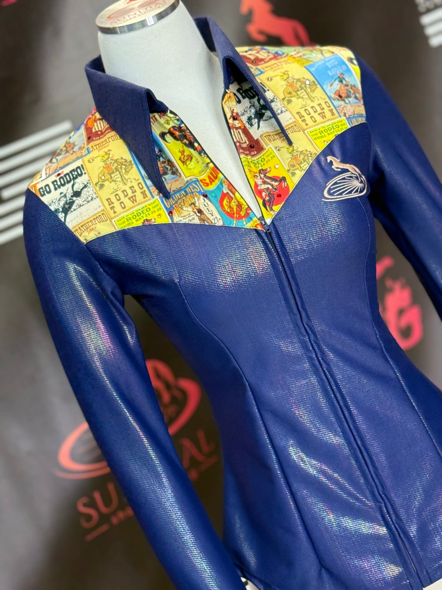 XS - Retro Rodeo Yoke Style + Bling