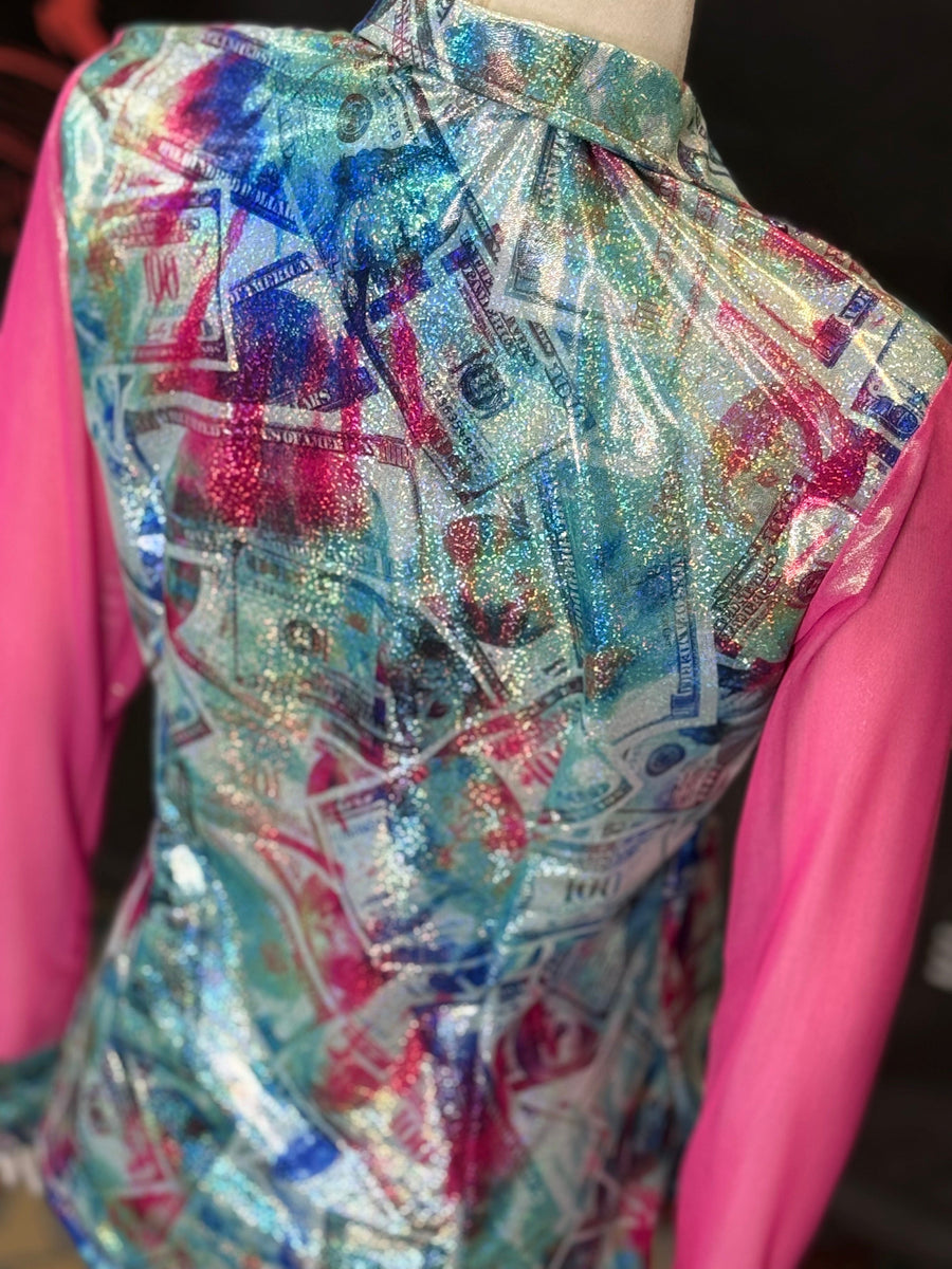 L - Money Piece Mesh Sleeve