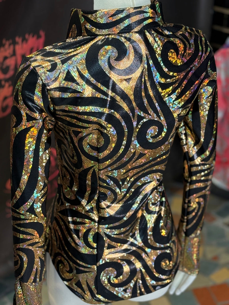 S - Gold/Black Swirl + Shotgun Cuff