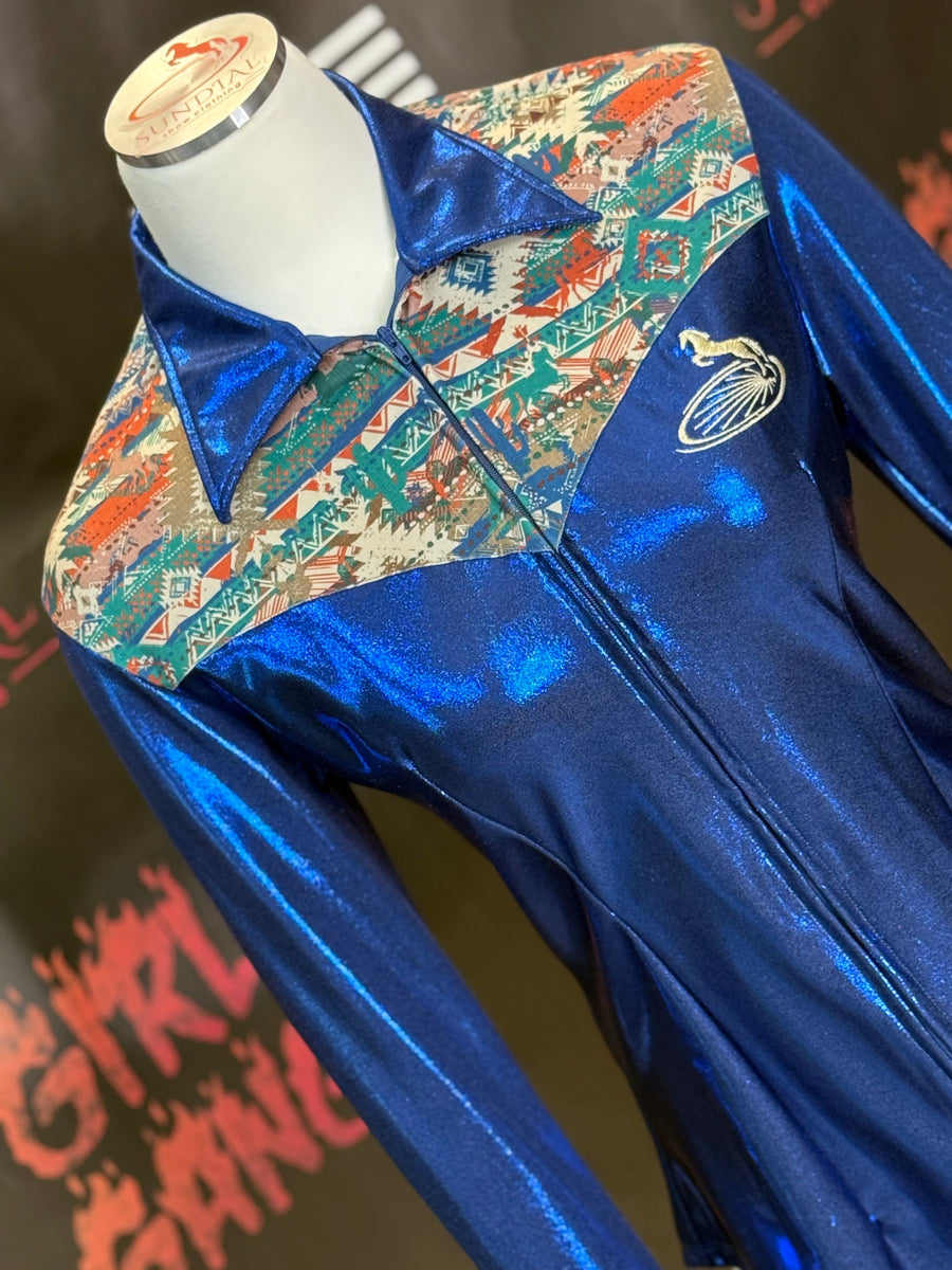 M - Blue/Canyon Spirit Aztec Yoke Style