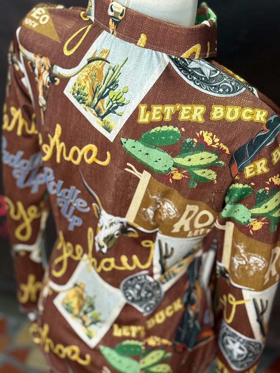 S - Let'er Buck (Brown) + Bling