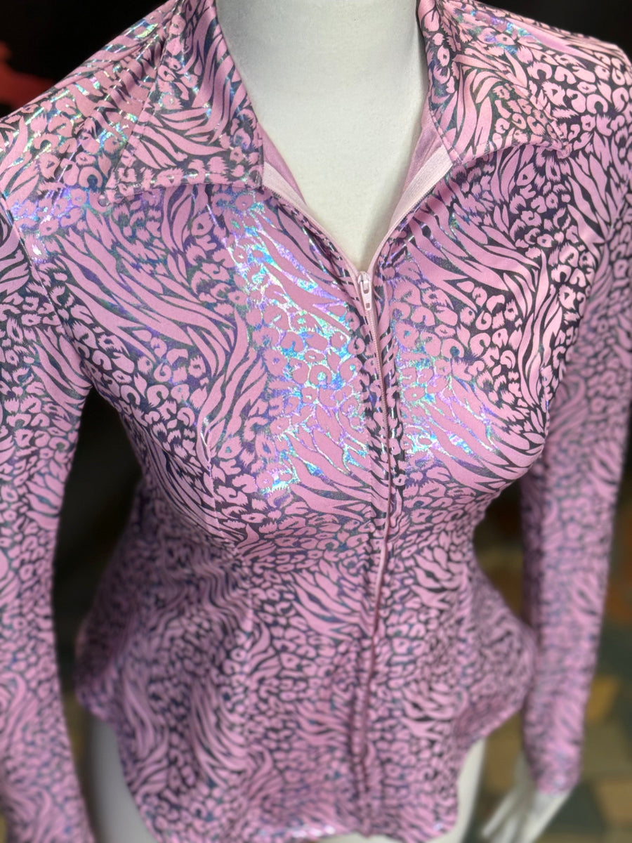 XS - Lisa Leopard in Blush