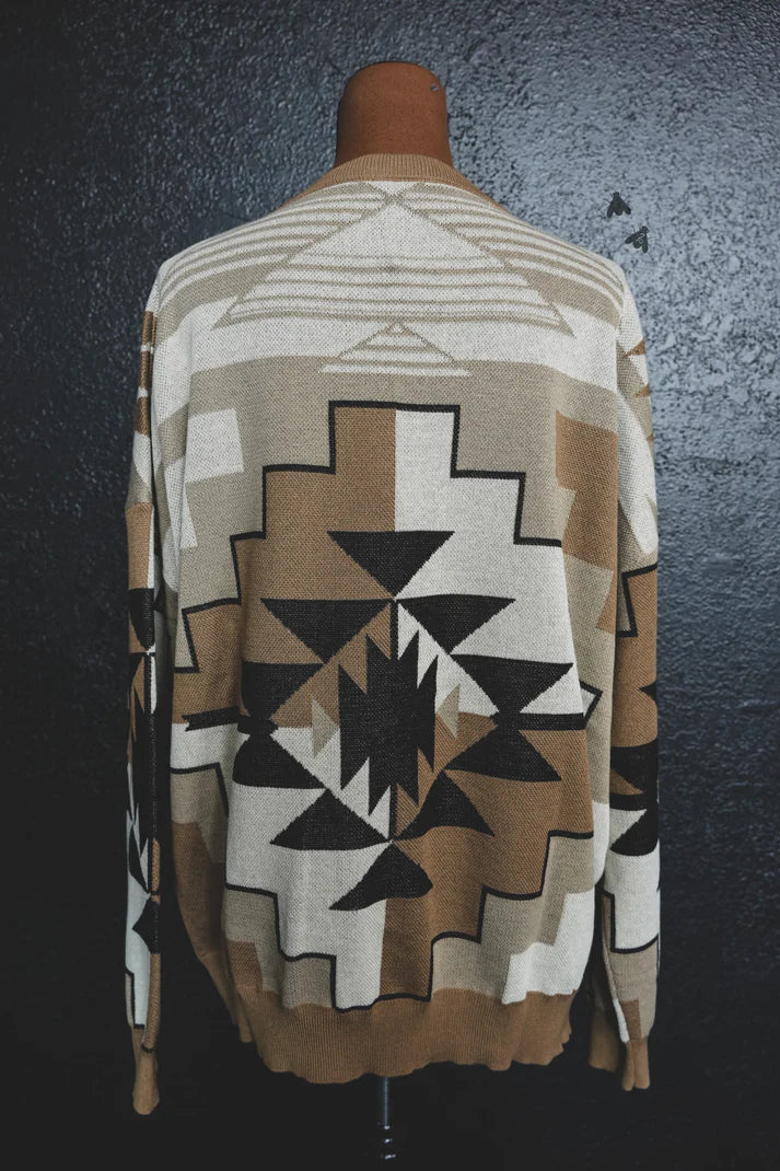 S/M - Seminole Aztec Oversized Sweater