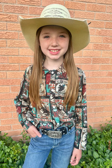 Youth Poster Girl Pearl Snap