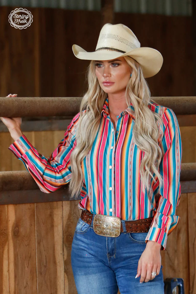 3X - Serape Pearl Snap