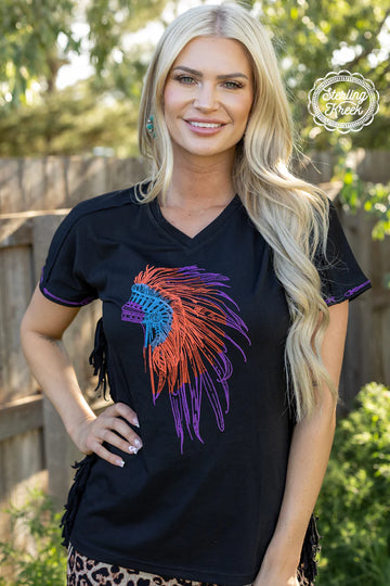 Tribal Fringed Tee