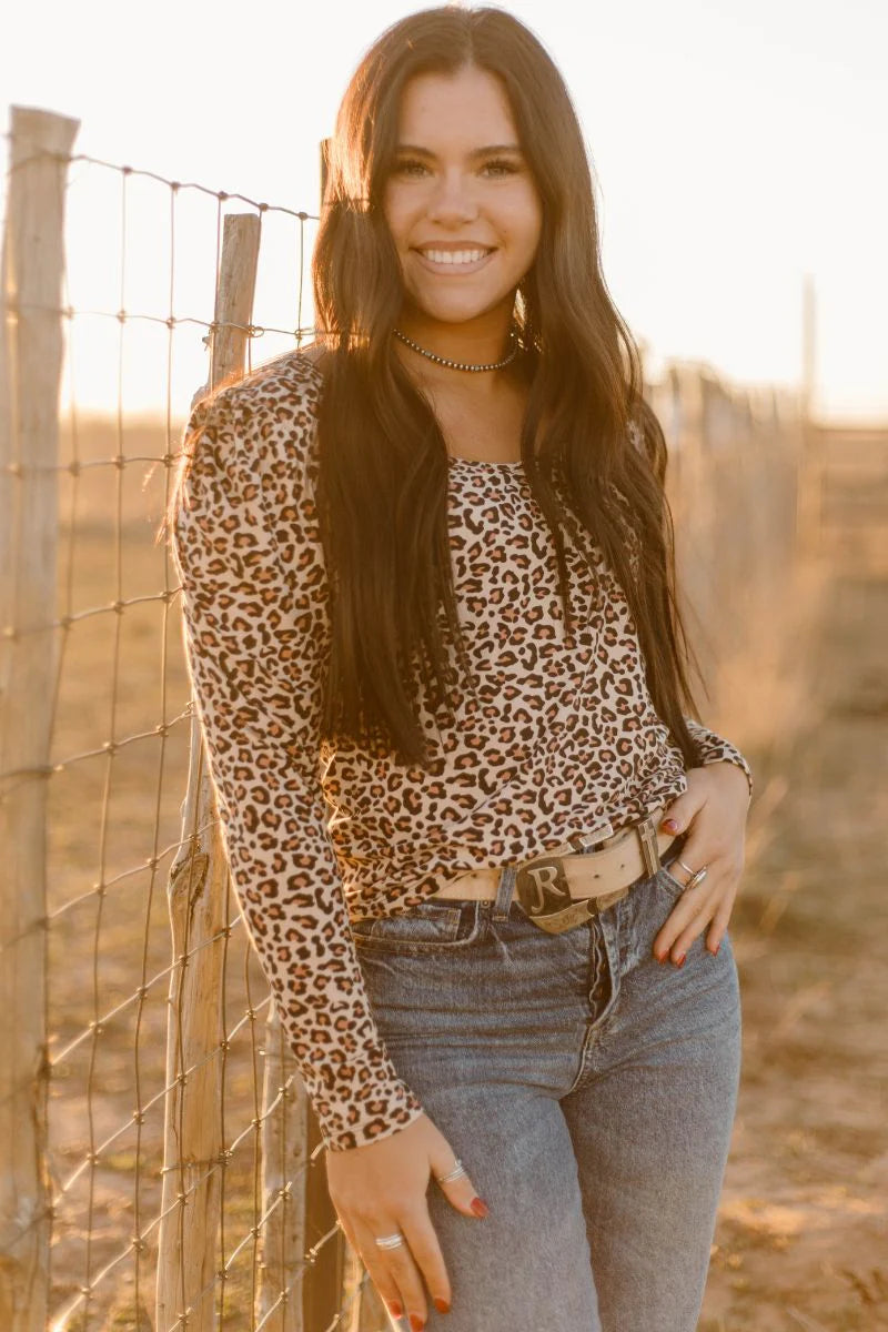 XS/S - Leopard Babe Blouse