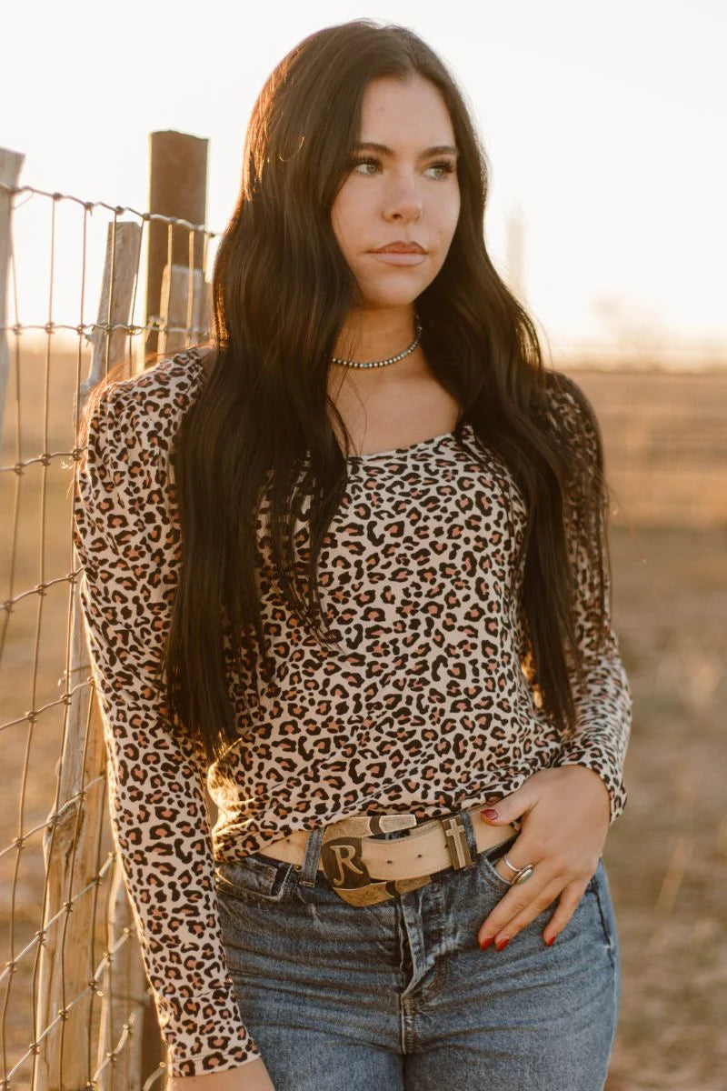 XS/S - Leopard Babe Blouse