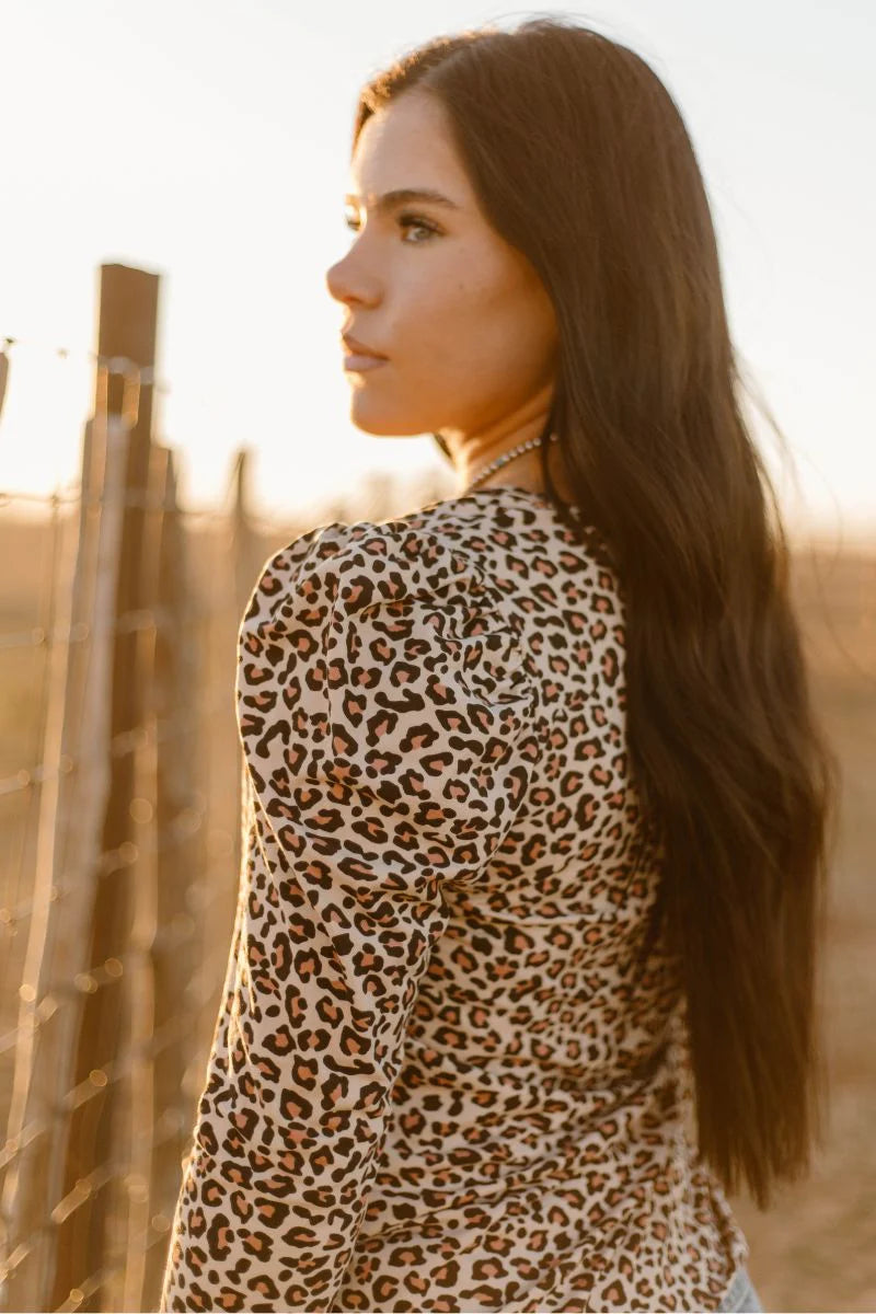 XS/S - Leopard Babe Blouse