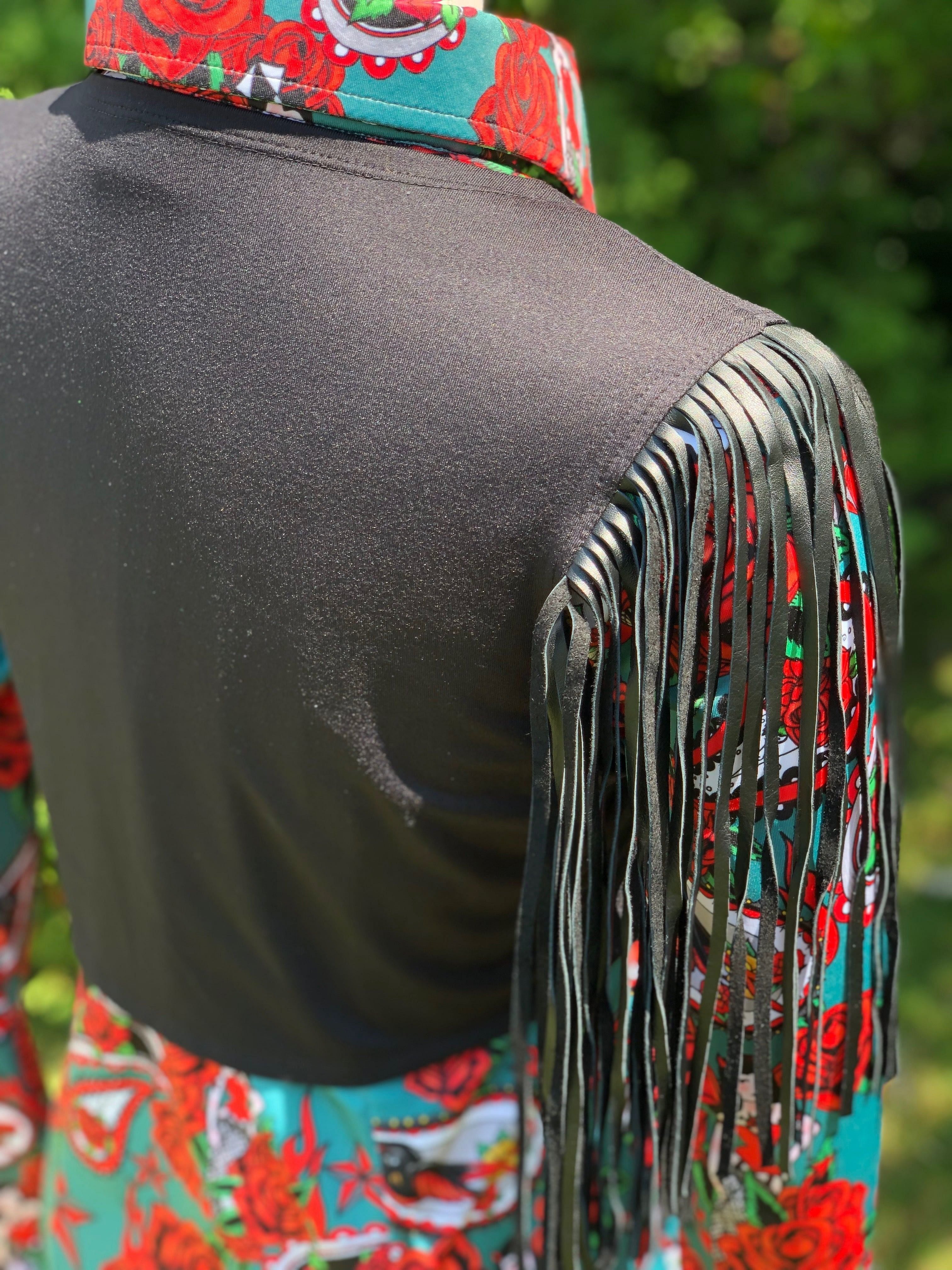 Fringed Black Bolero